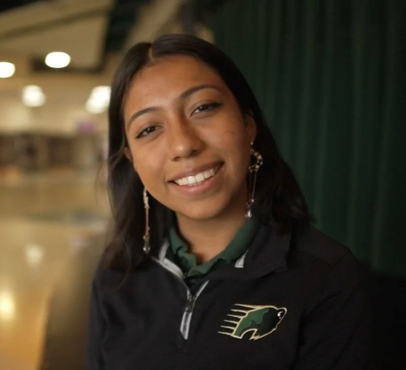 Nayla Hernandez, a sophomore at the University of Notre Dame